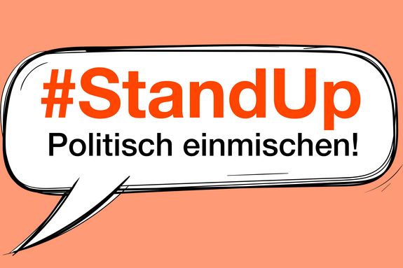 Sprechblase #StandUp